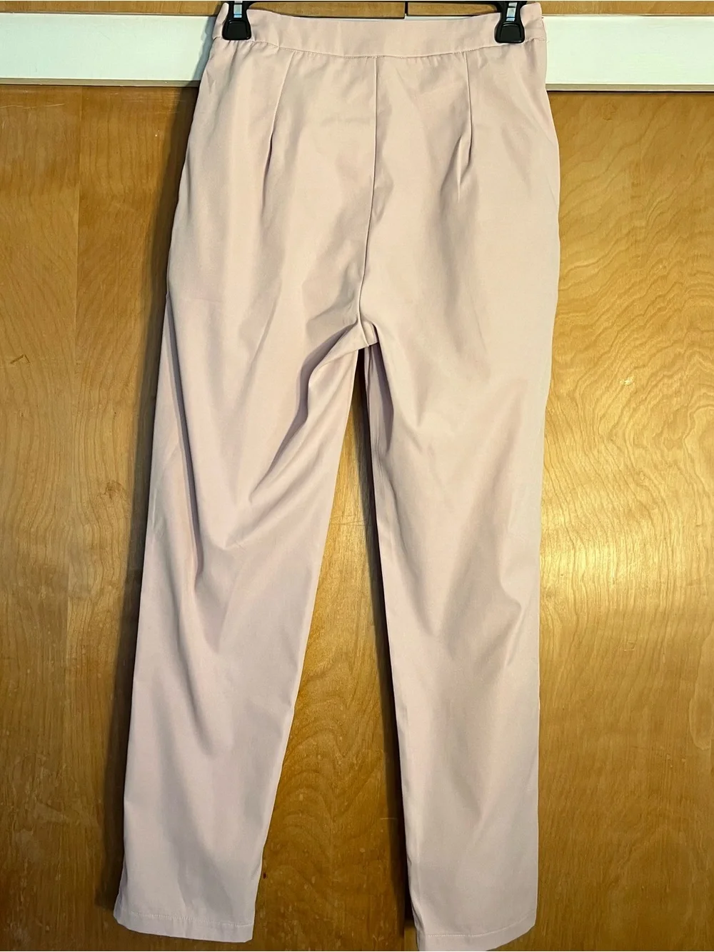 SHEIN Soft Pink Women's Cropped Blazer & Straight Pants Set